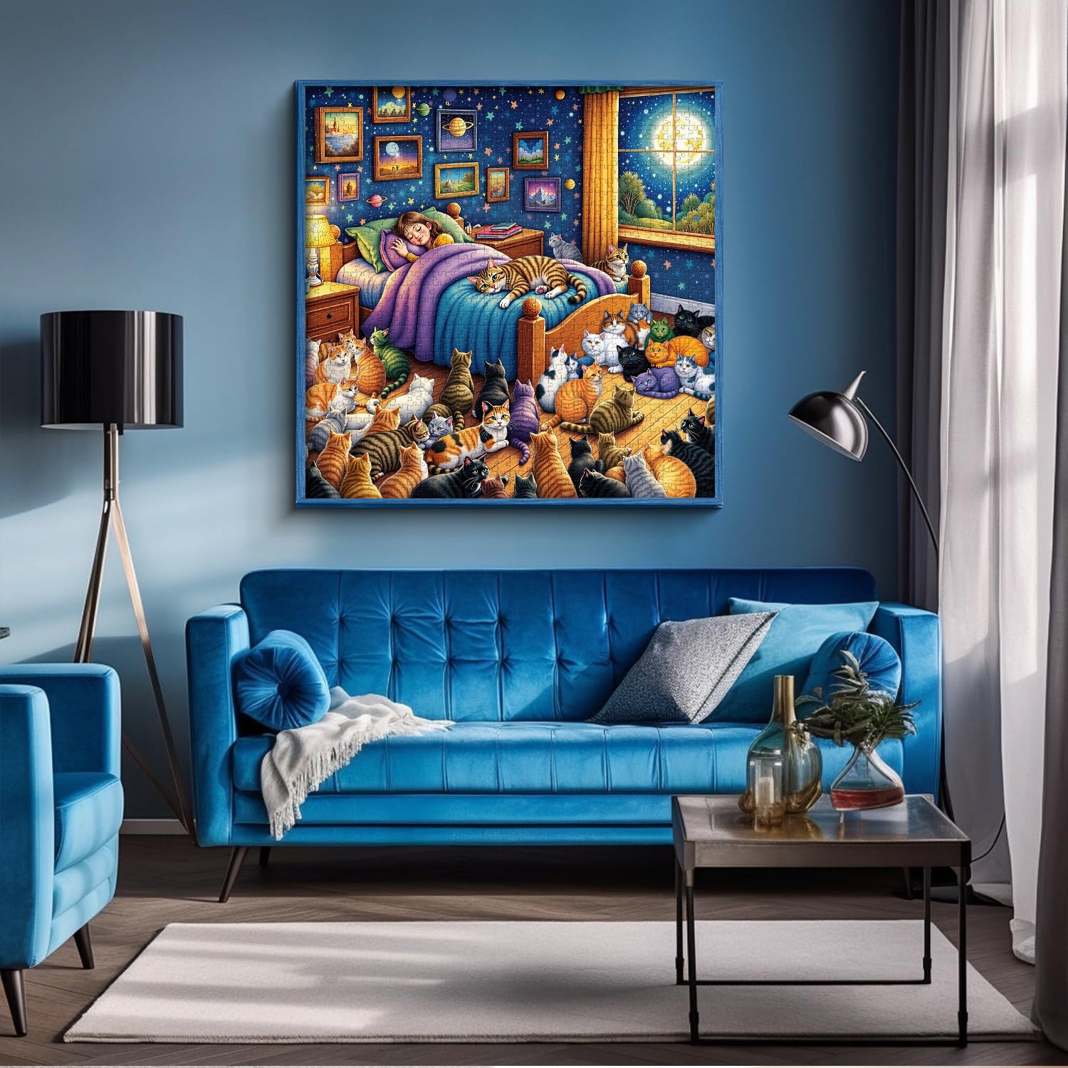 Cats Guarding Dreams Jigsaw Puzzle 1000 Pieces