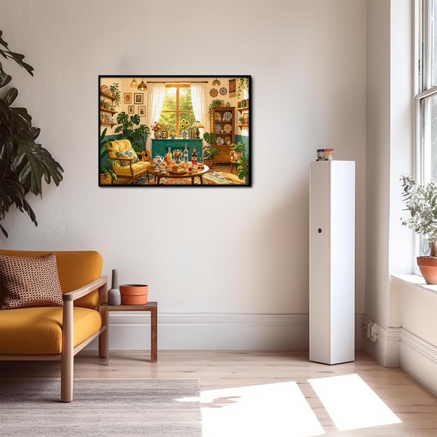 Gemütliches Landhaus-Kunst-Puzzle, 1000 Teile