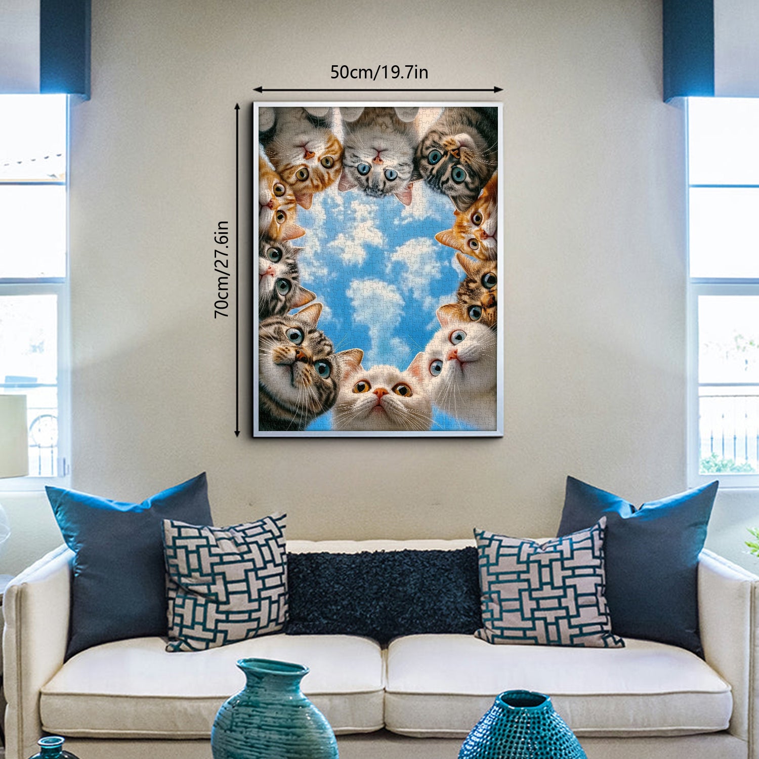 Puzzle mit Katzenbeobachtung, 1000 Teile