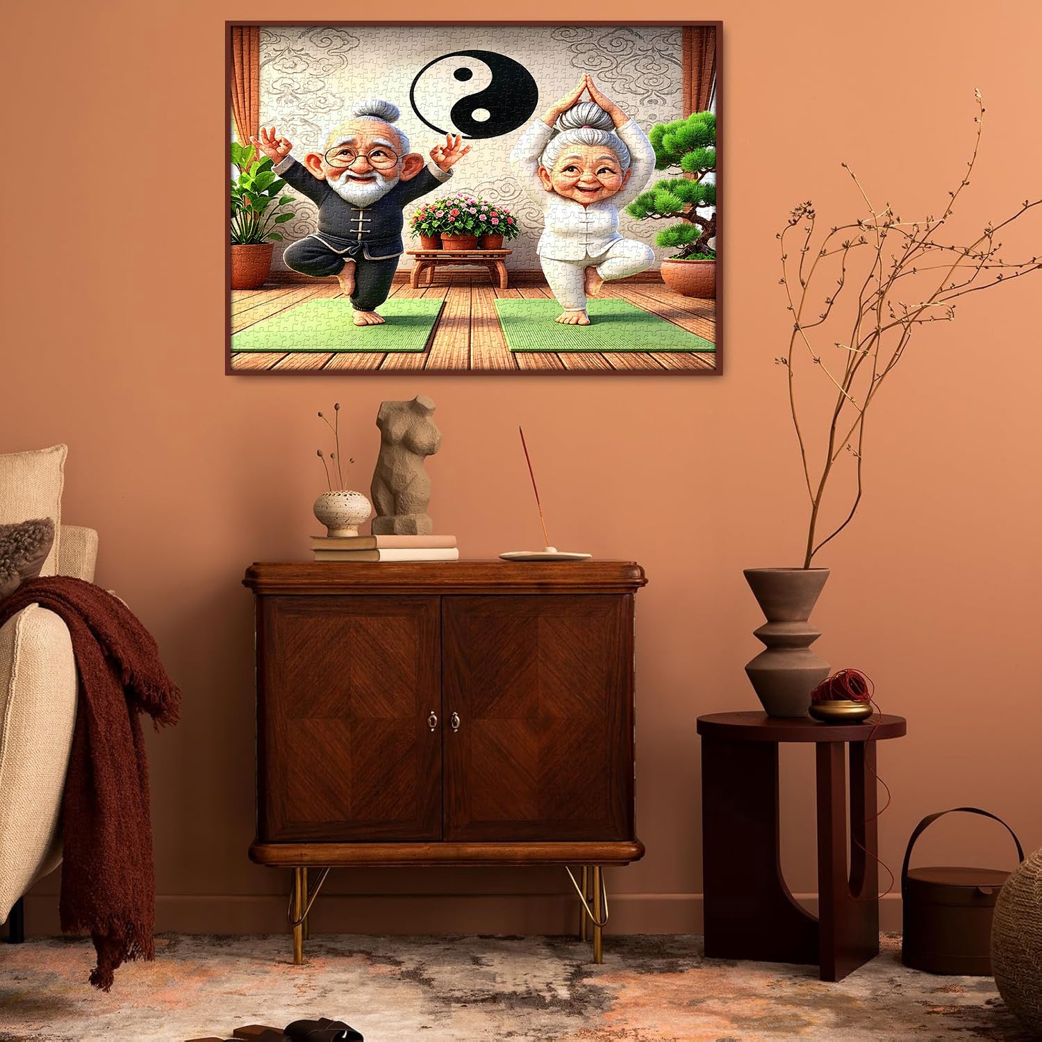 Tai Chi Couple Jigsaw Puzzle 1000 Pieces