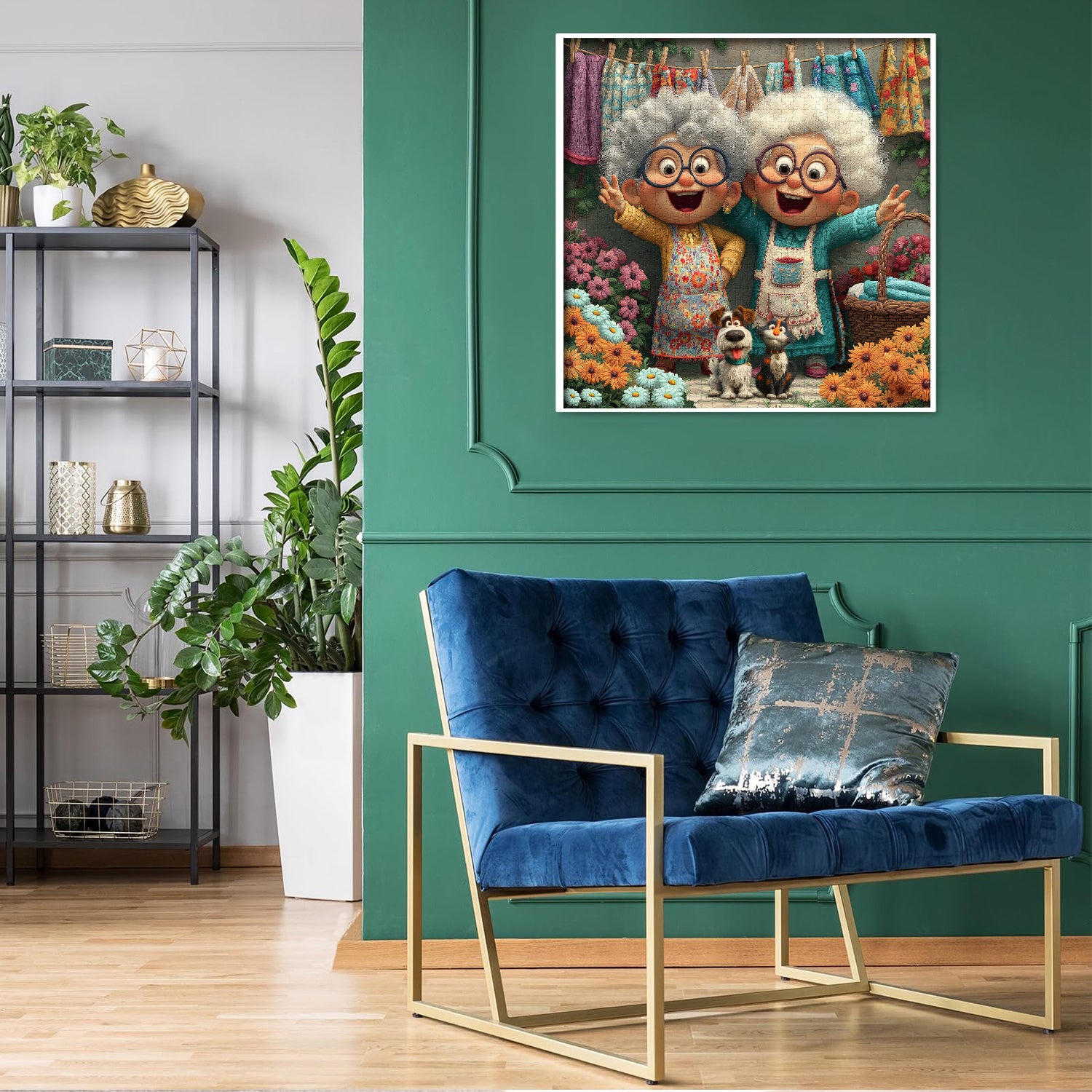 Joyful Grandma Duo Jigsaw Puzzle 1000 Pieces