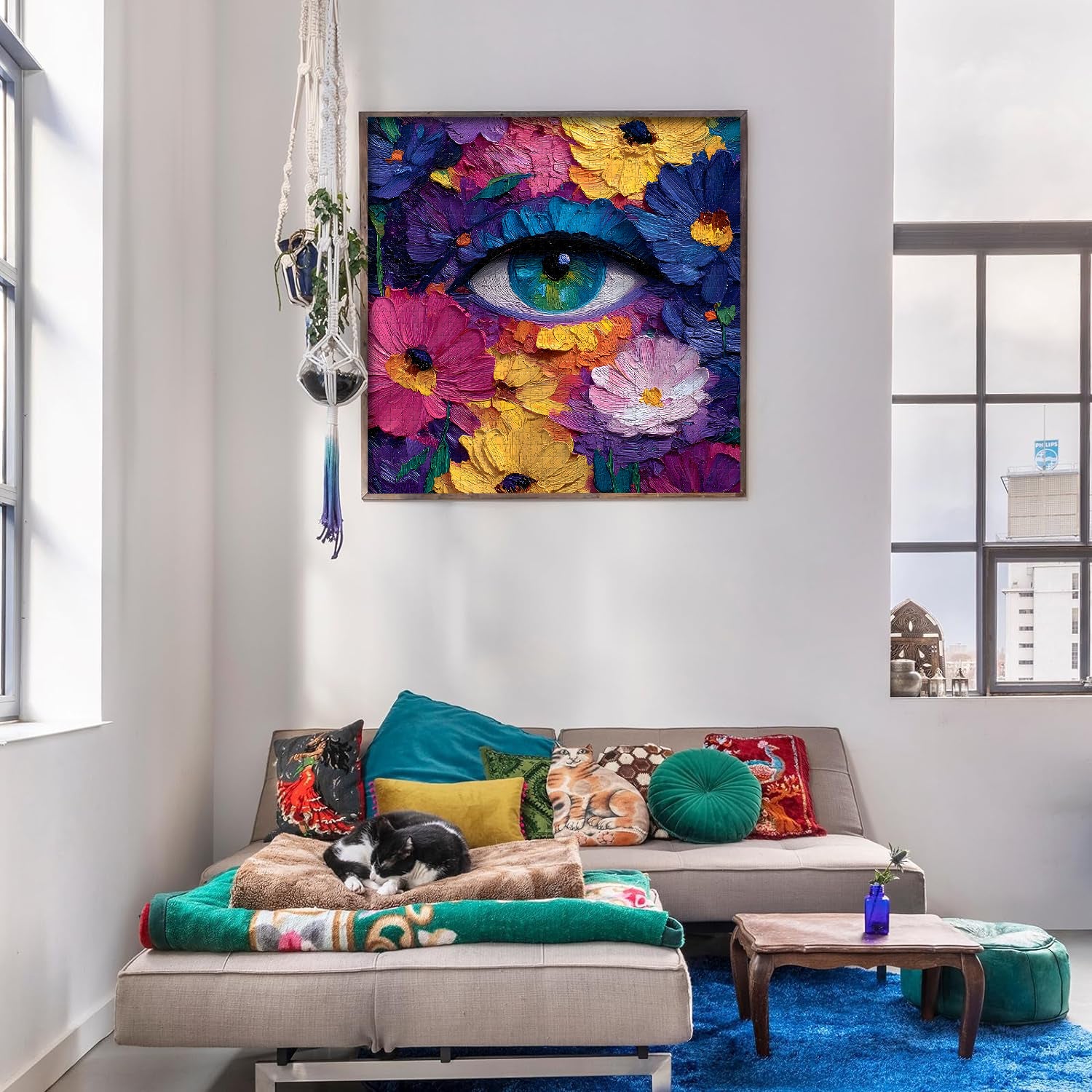 Blumenaugen-Puzzle 1000 Teile