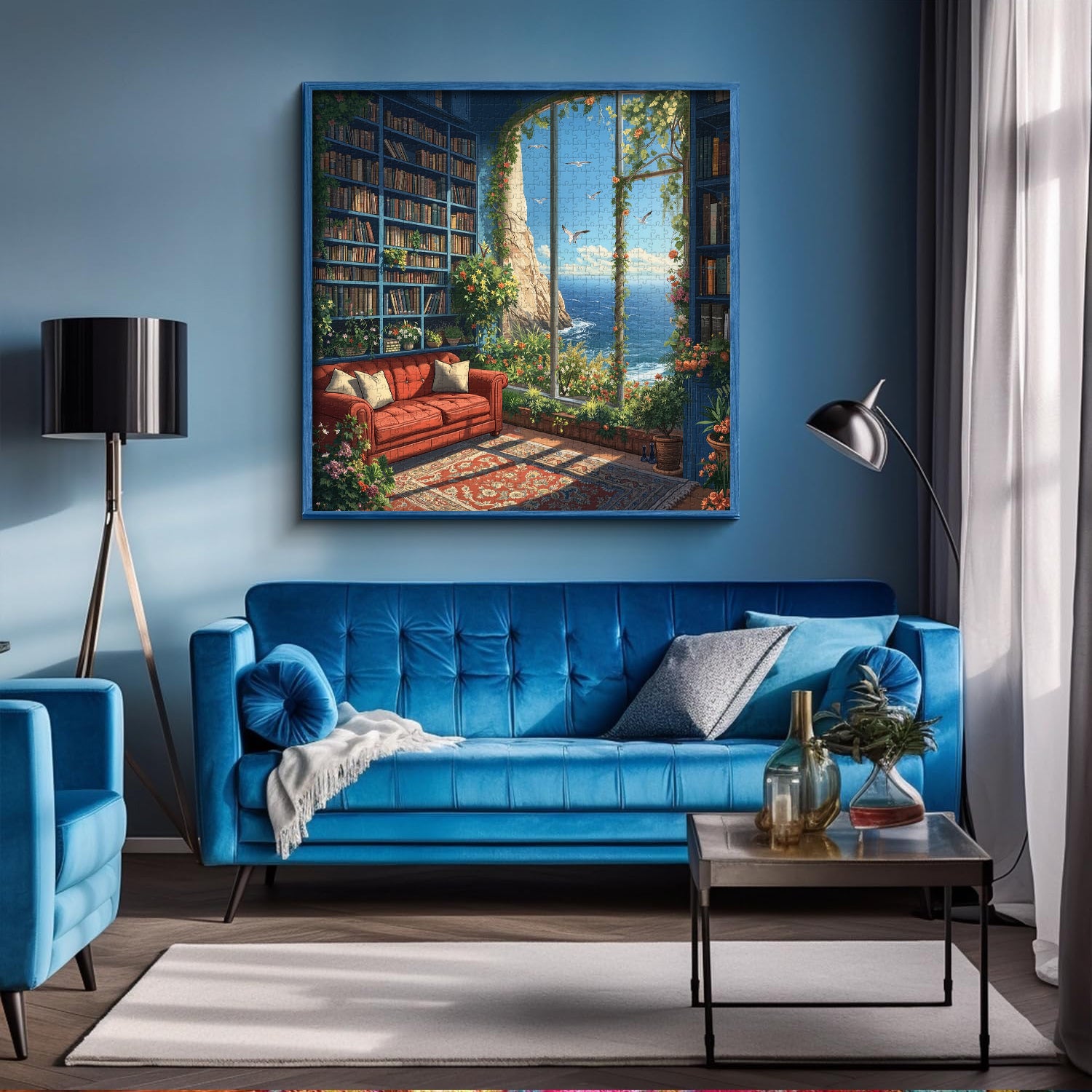 Seaside Reading Retreat Jigsaw Puzzle 1000 Pieces