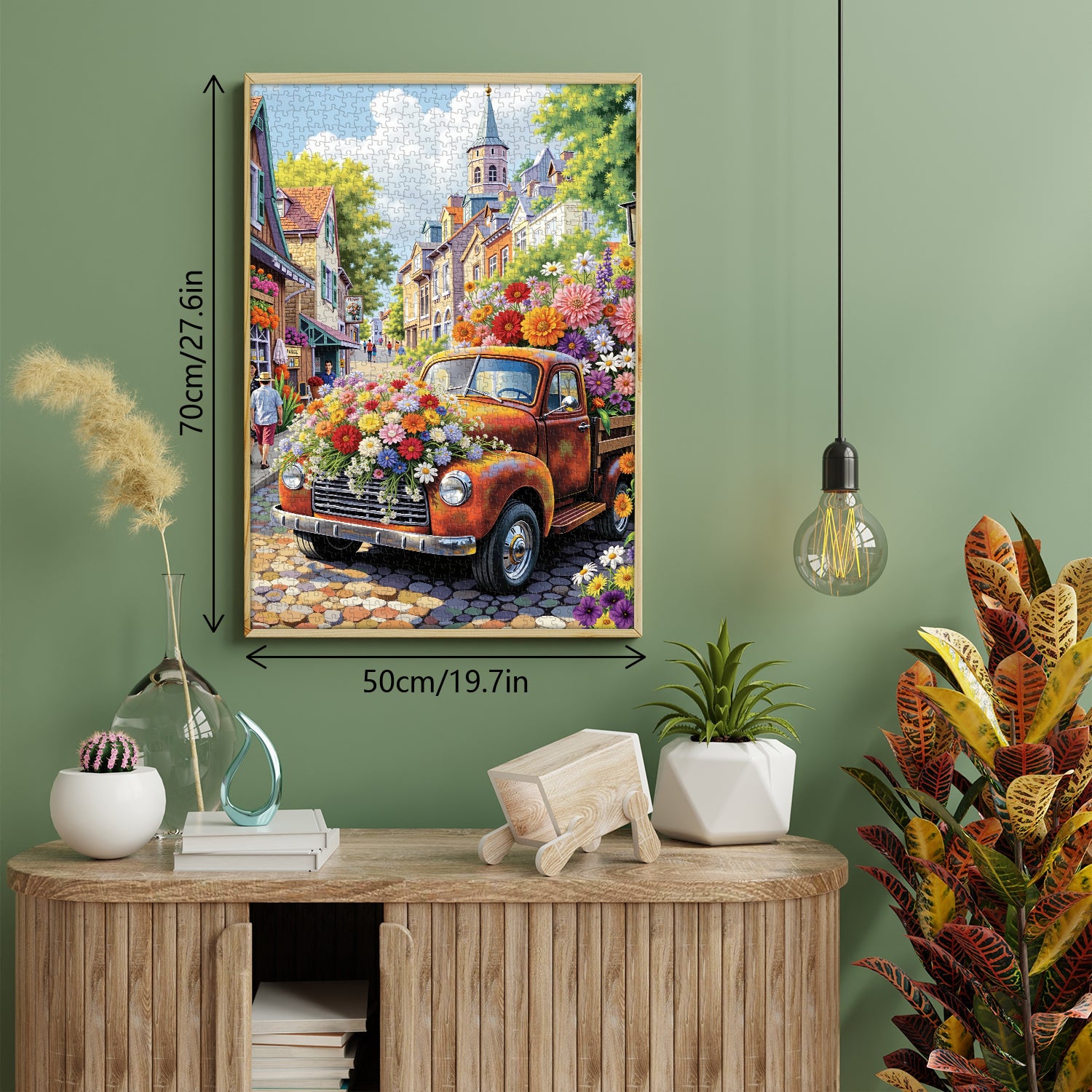 Blumenduftstadt-Puzzle 1000 Teile