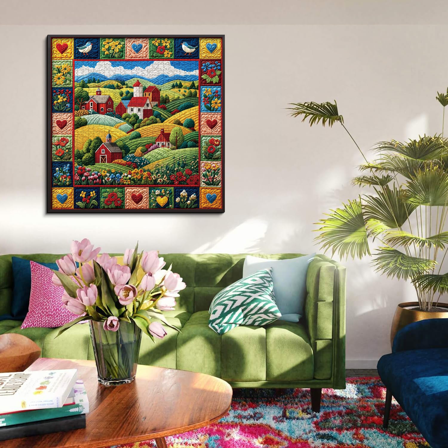 Quilted Homestead Puzzle 1000 Teile