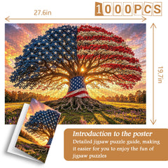Liberty Root Oak Jigsaw Puzzle 1000 Pieces
