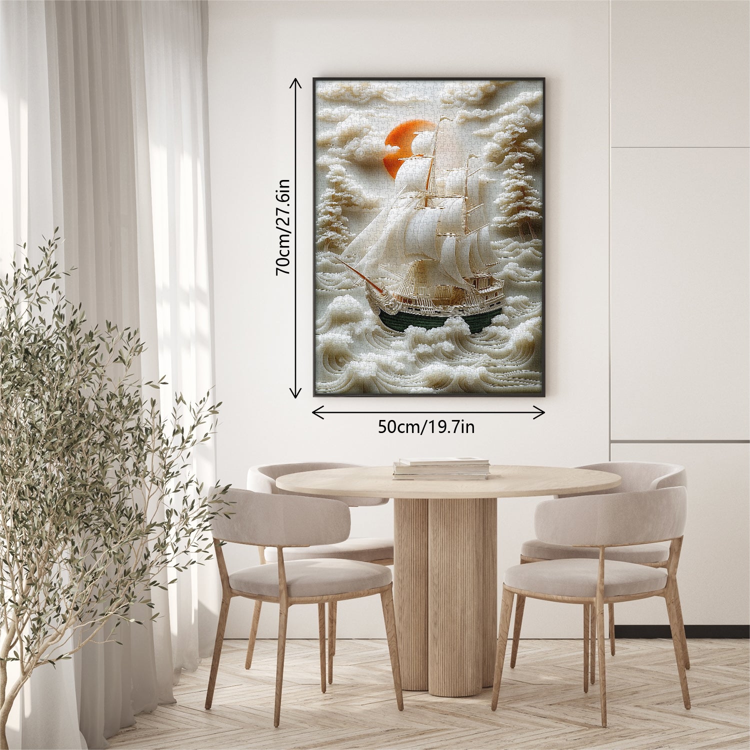 White Voyage Jigsaw Puzzle 1000 Pieces