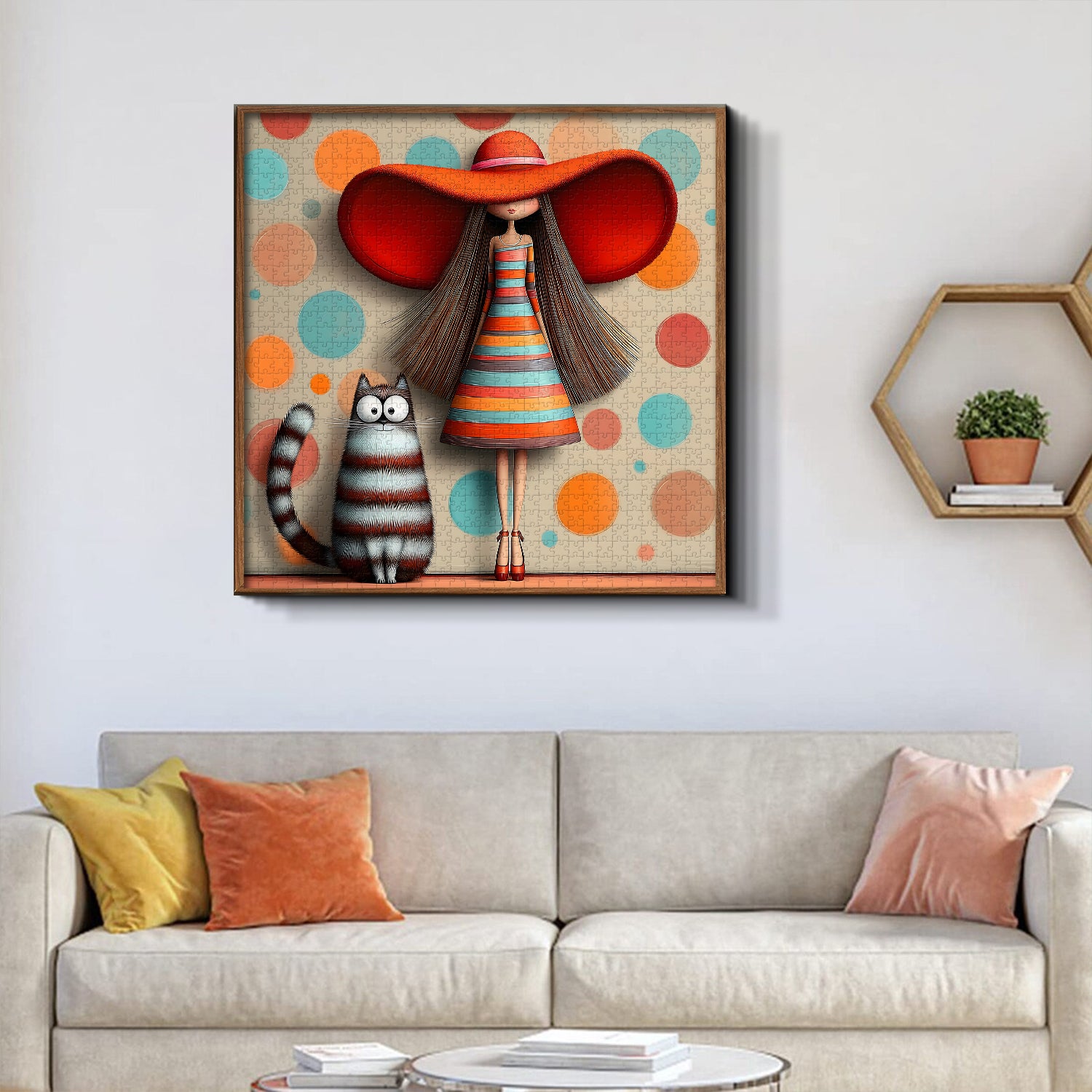 Red Hat Girl Puzzle 1000 Teile