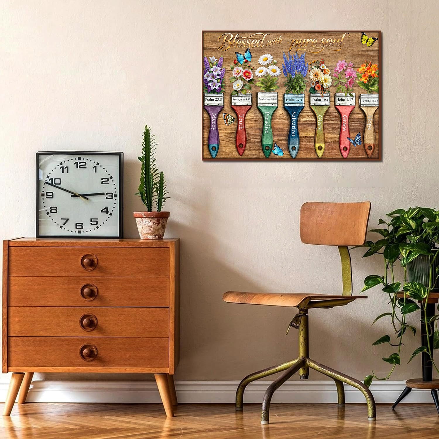 Faith Paint Brushes Puzzle 1000 Teile