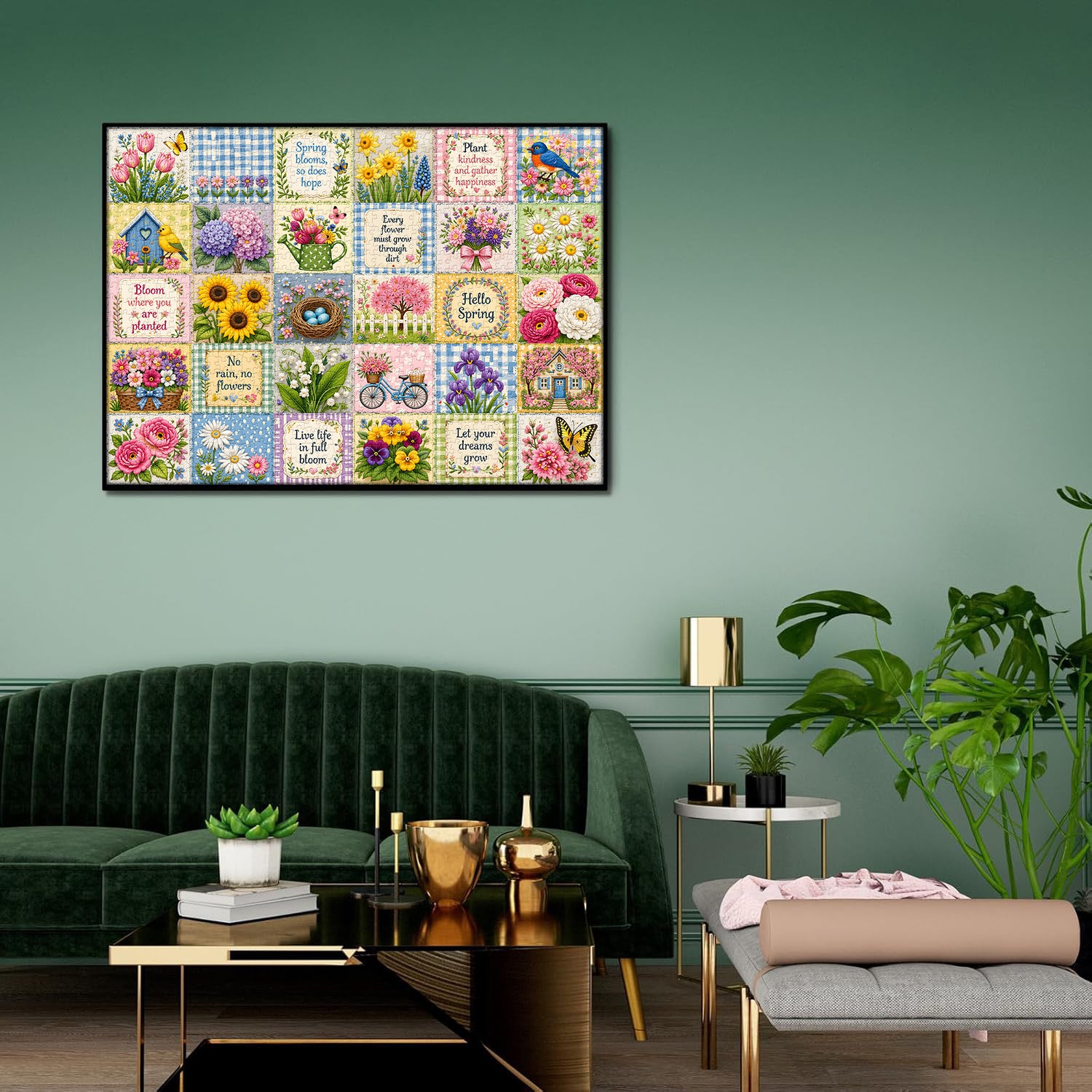 Hallo Frühling Puzzle 1000 Teile