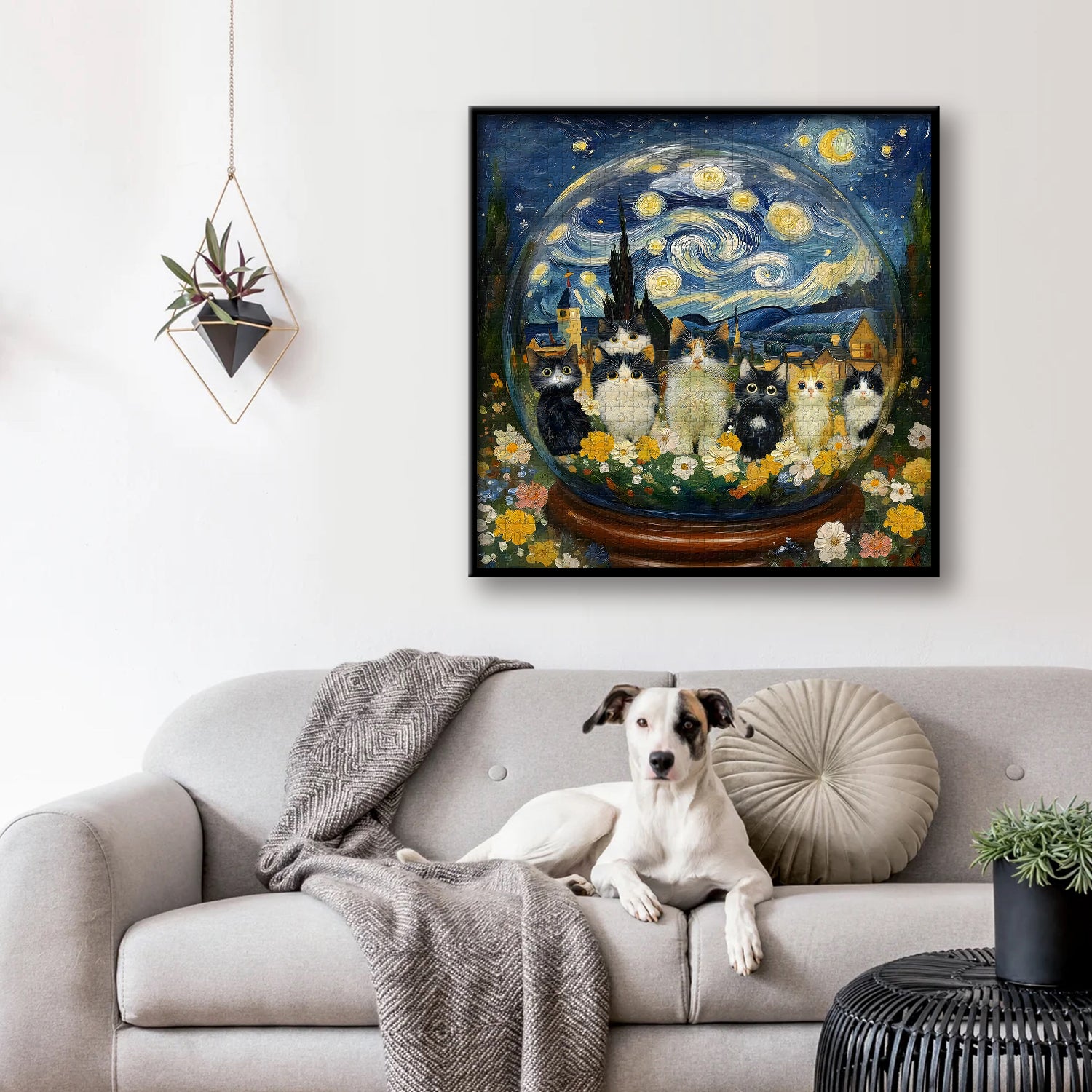 Katzen-Kristallkugel-Puzzle, 1000 Teile