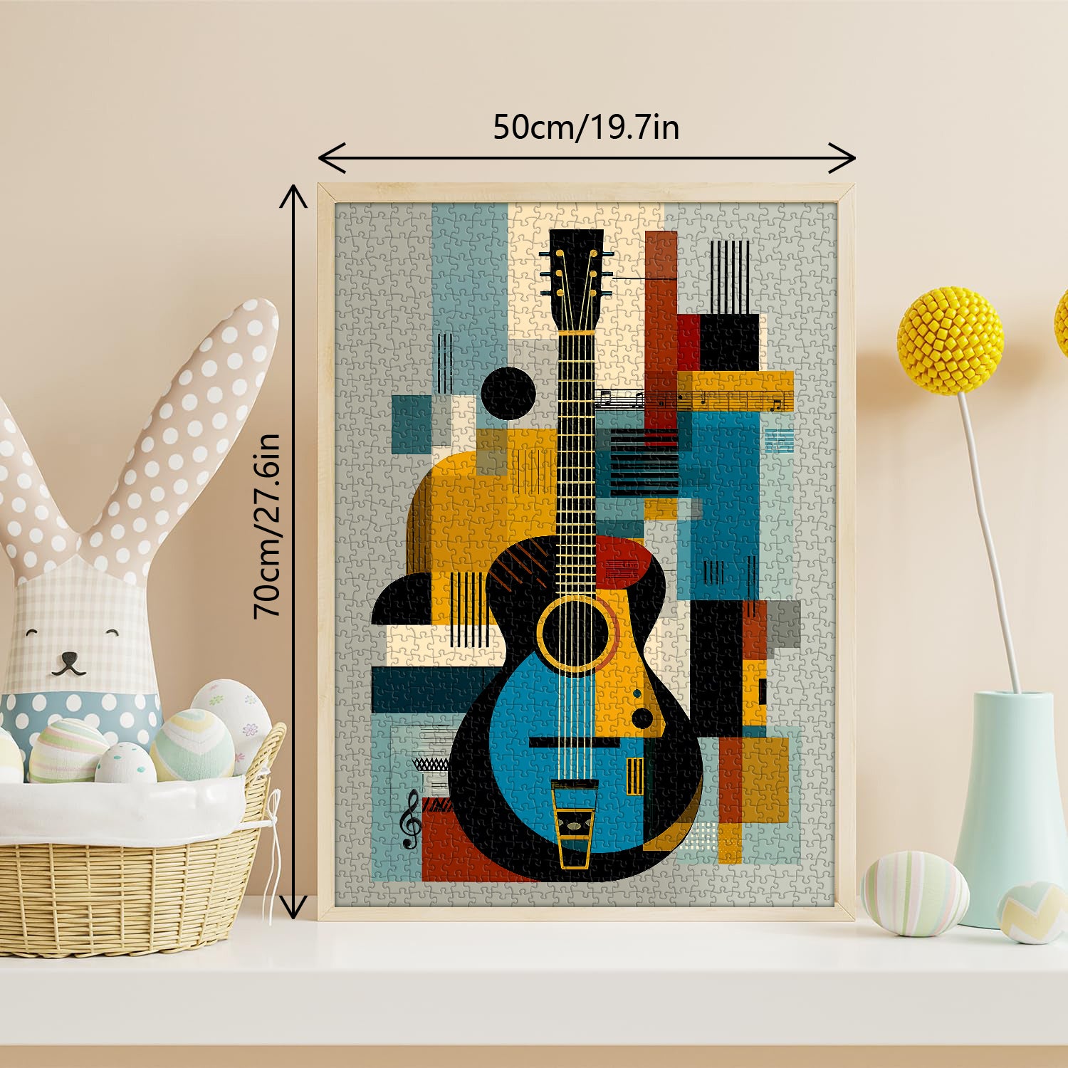 Modern Art Guitar Jigsaw Puzzle 1000 Pieces
