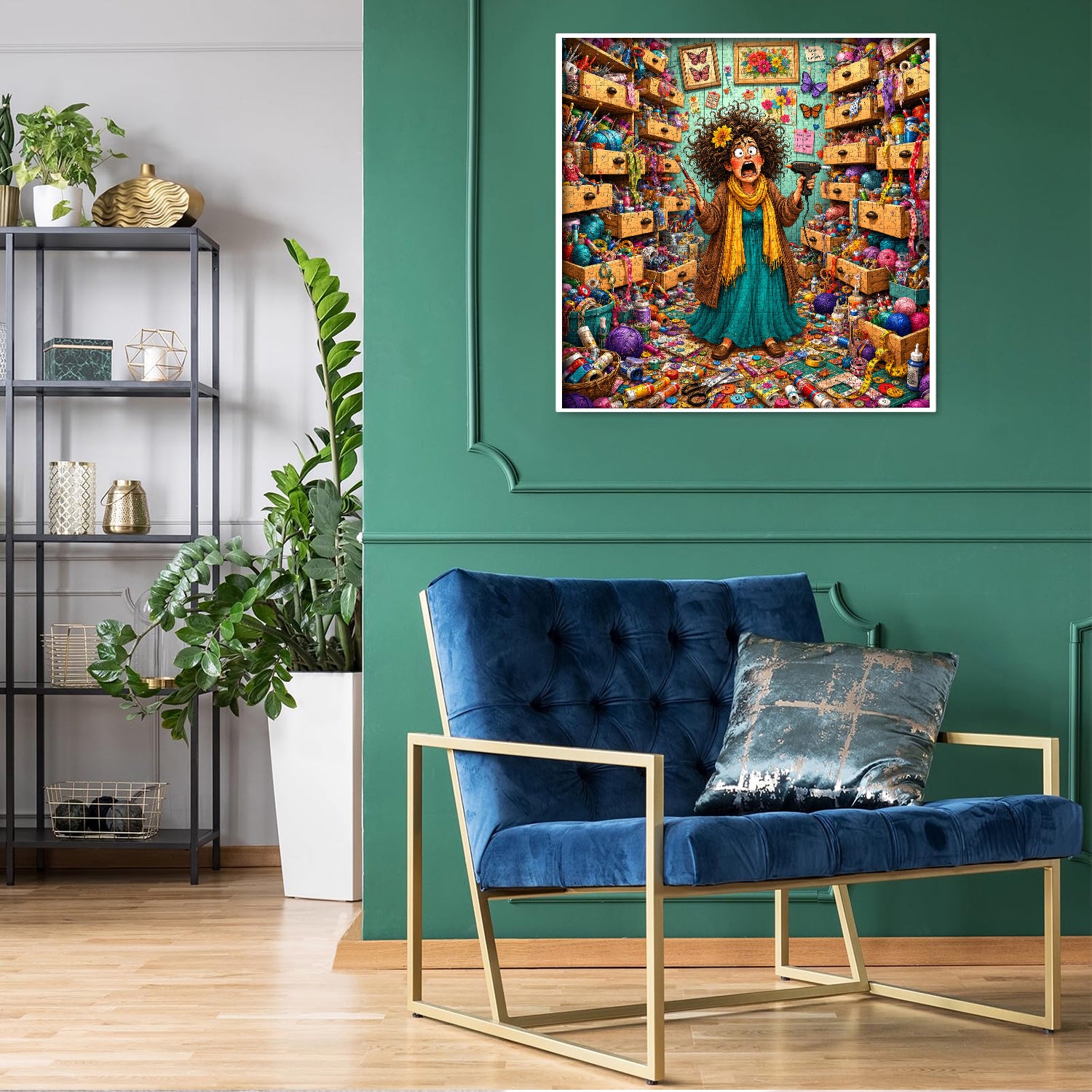 Chaos Craft Shack Jigsaw Puzzle 1000 Pieces