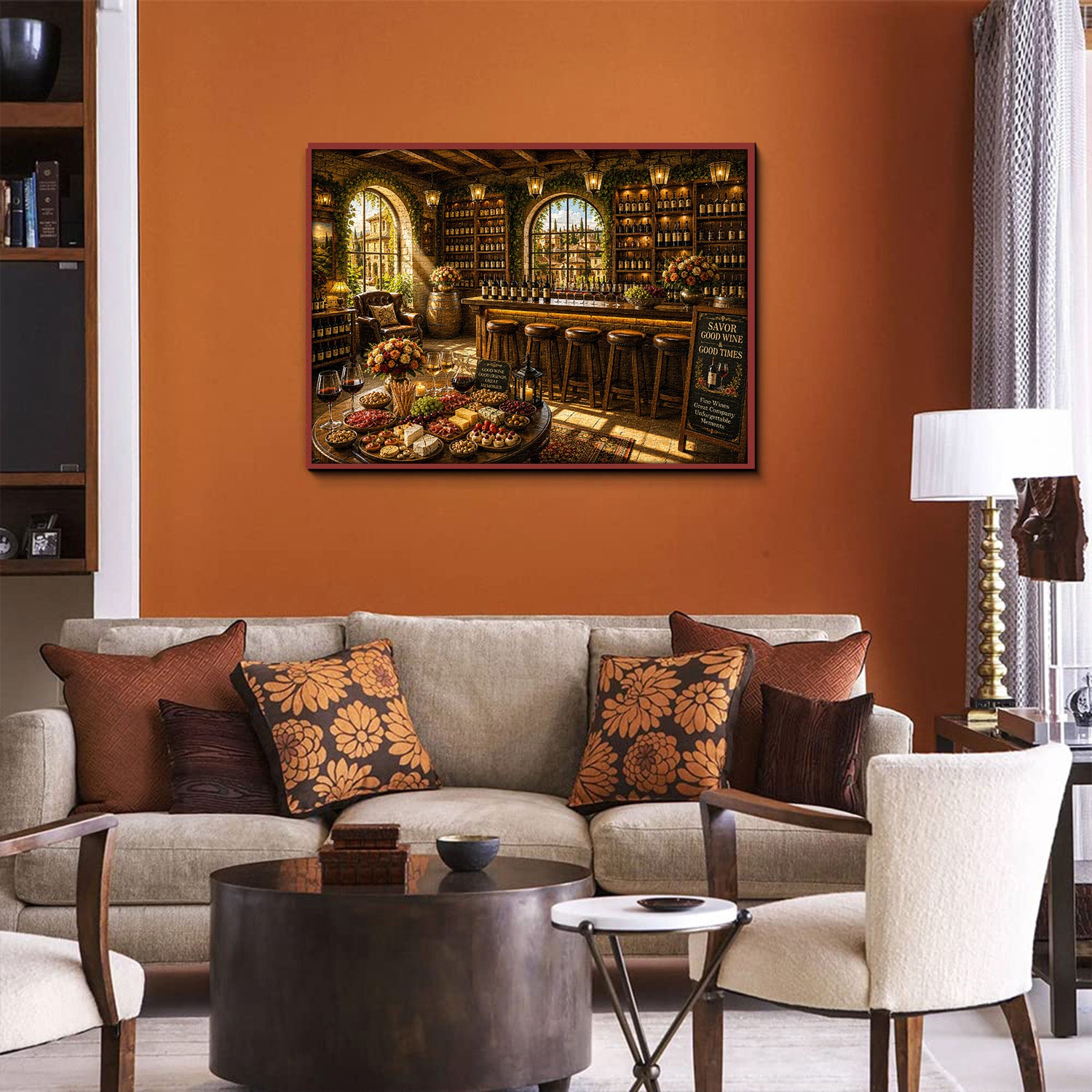 Sunlit Wine Tavern Jigsaw Puzzle 1000 Pieces