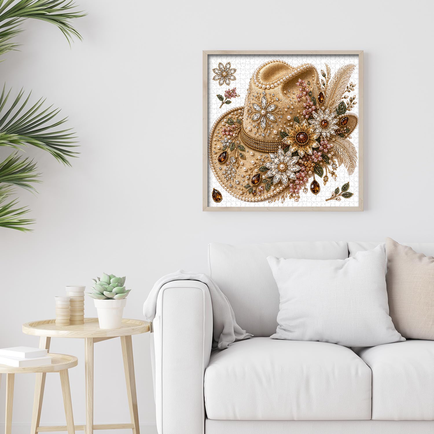 Blumenjuwel Cowboyhut-Puzzle 1000 Teile