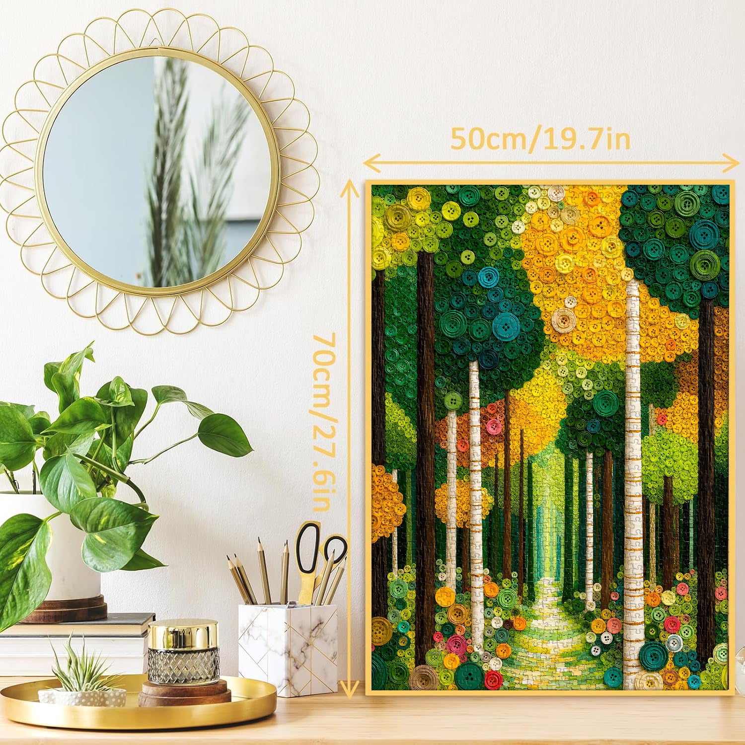 Sunlit Path Jigsaw Puzzle 1000 Pieces