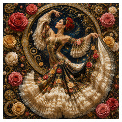 Rose Flamenco Jigsaw Puzzle 1000 Pieces