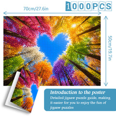 Regenbogenwald-Puzzle 1000 Teile