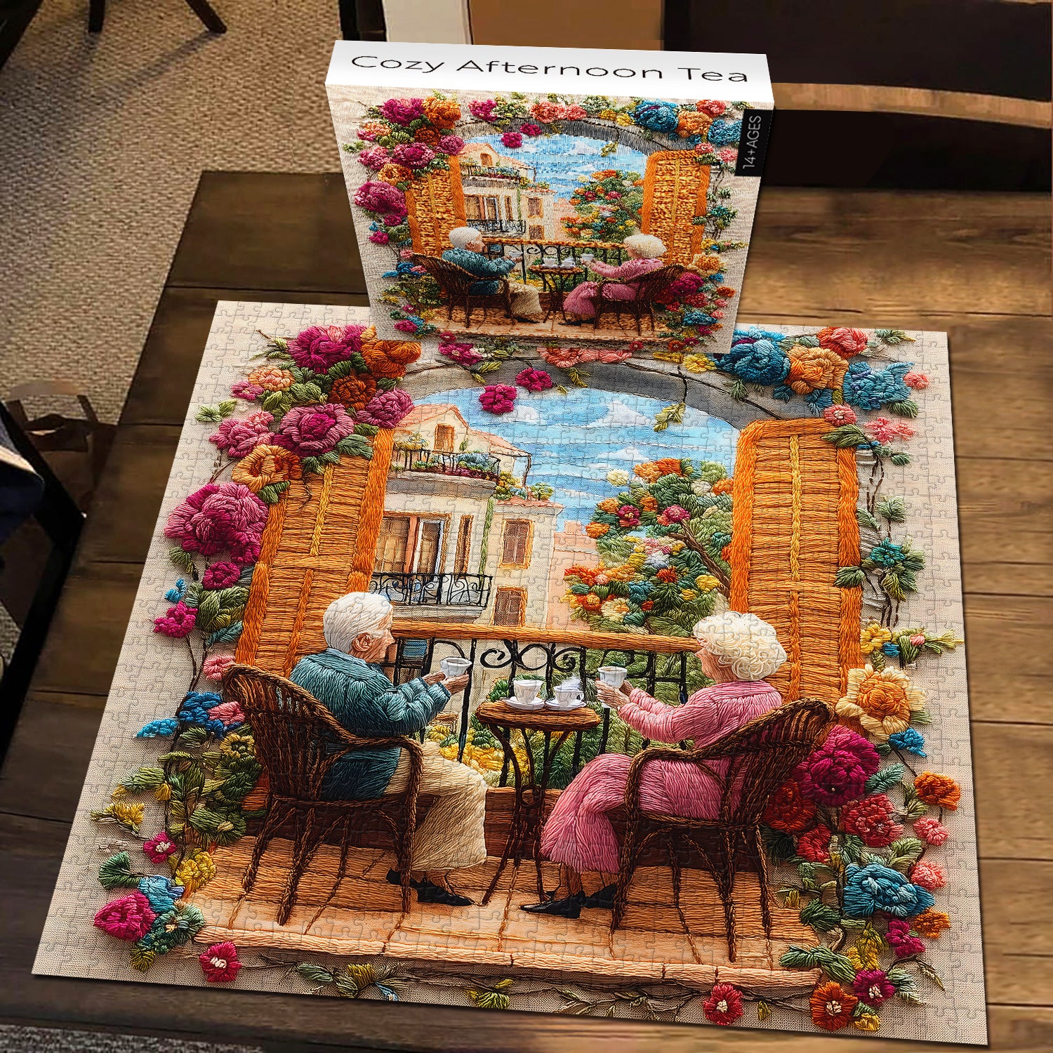 Cozy Afternoon Tea Jigsaw Puzzle 1000 Pieces