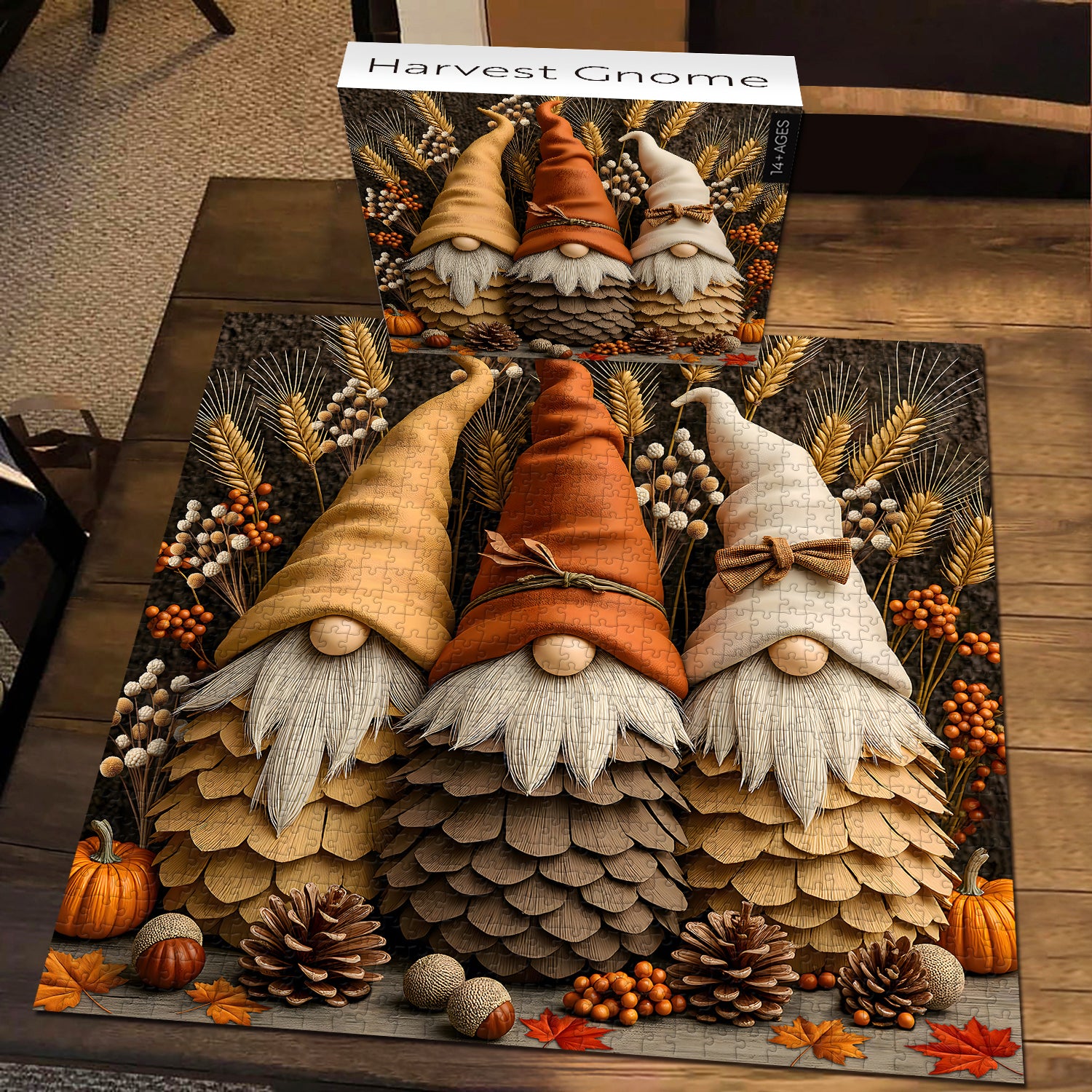 Harvest Gnome Jigsaw Puzzle 1000 Pieces