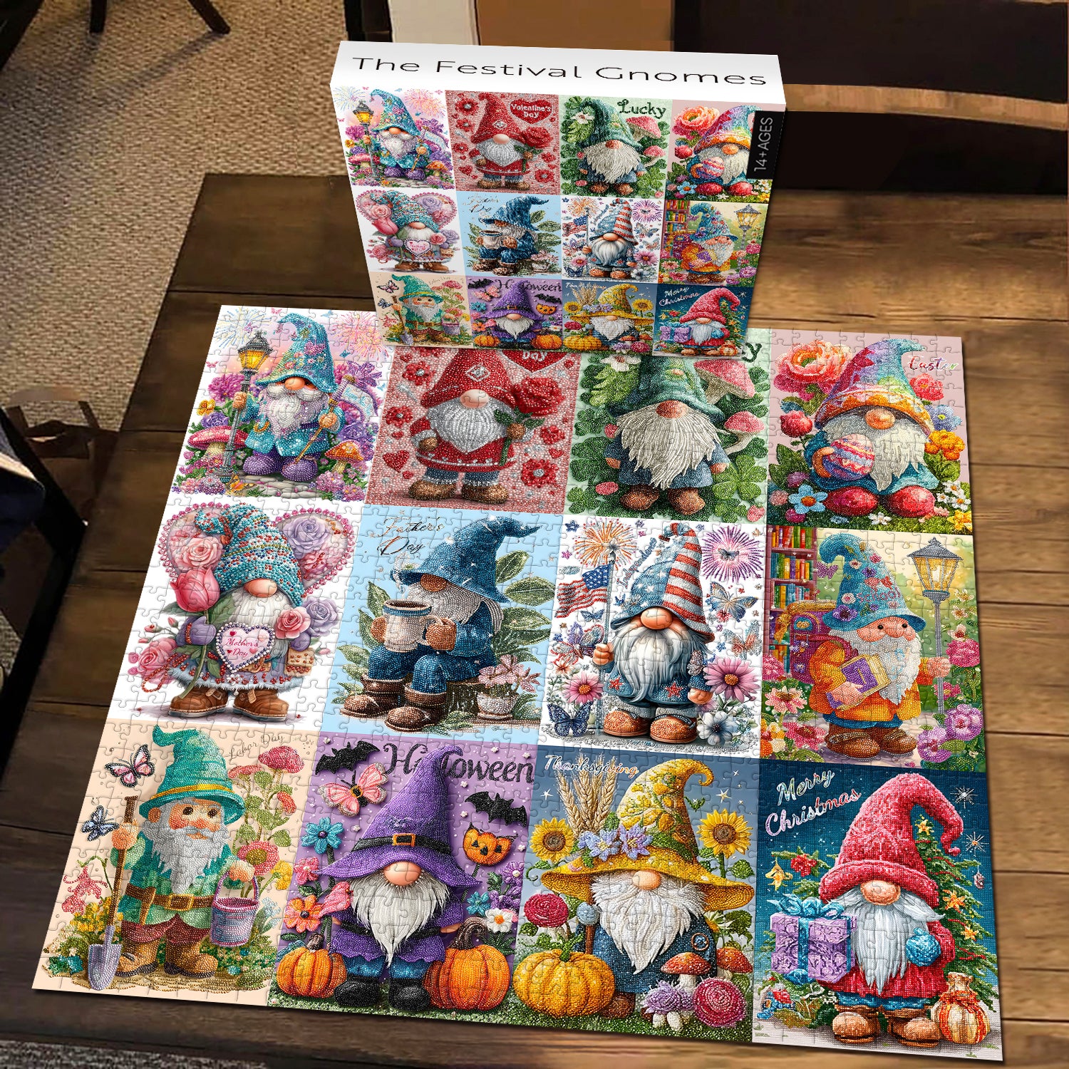 Das Festivalzwerge-Puzzle 1000 Teile