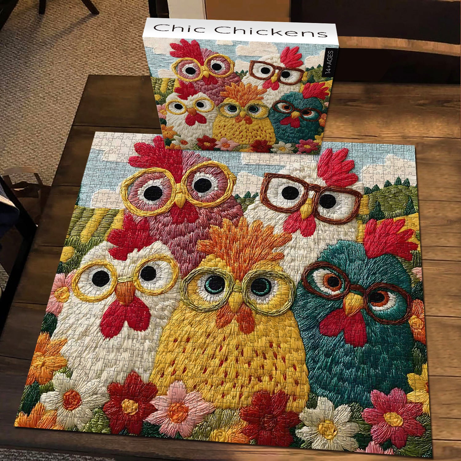 Chic Chickens Jigsaw Puzzle 1000 Pieces