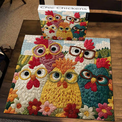 Chic Chickens Jigsaw Puzzle 1000 Pieces