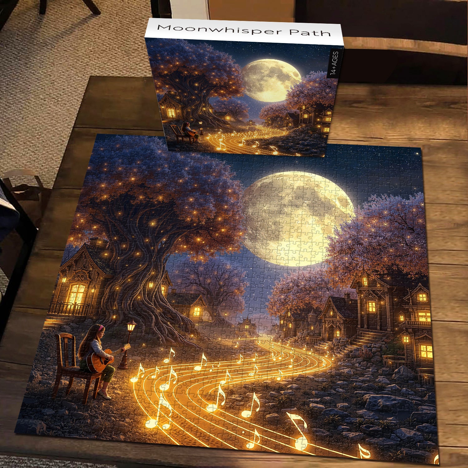 Mondflüsterpfad-Puzzle 1000 Teile