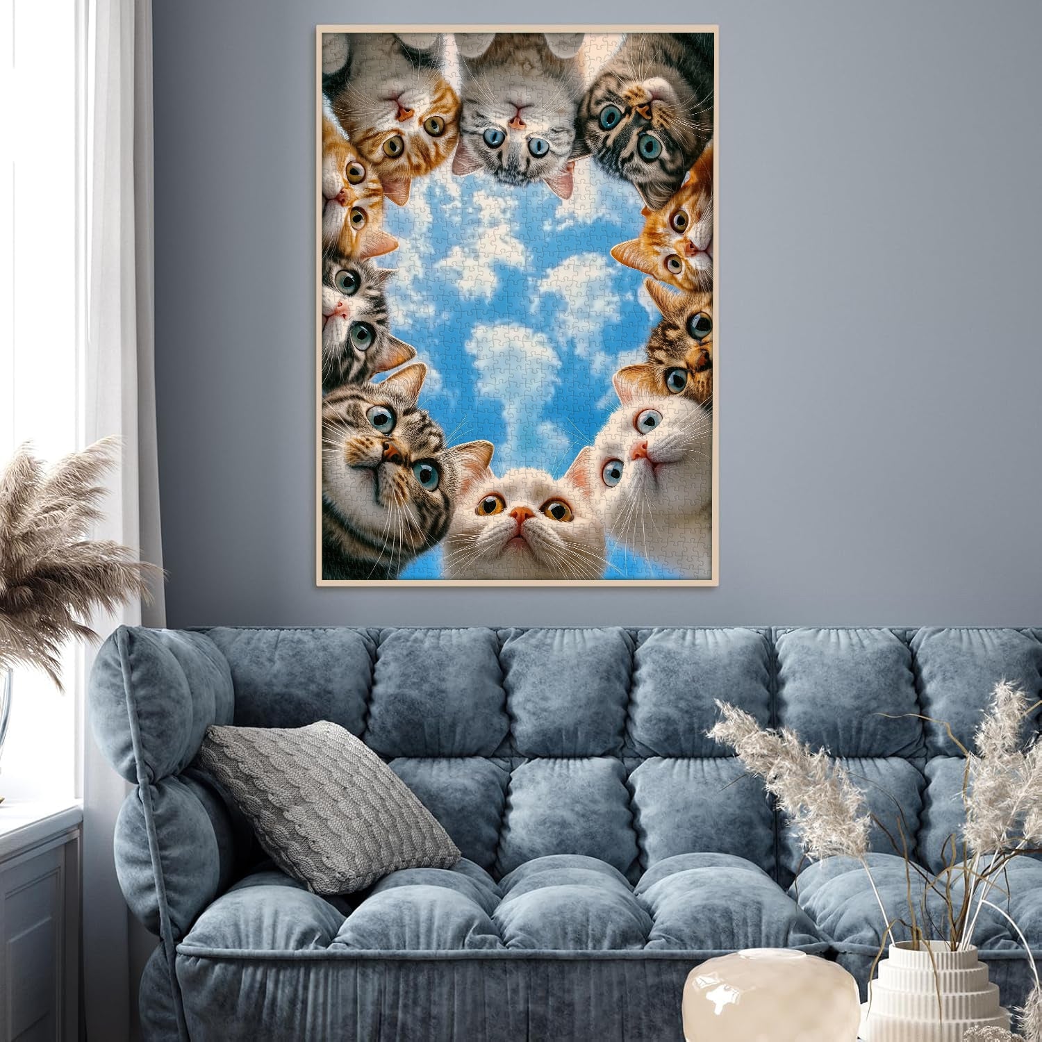 Puzzle mit Katzenbeobachtung, 1000 Teile