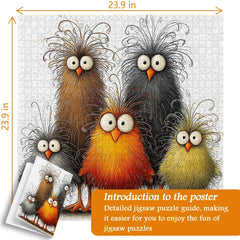 Abstract Chicken Jigsaw Puzzle 1000 Pieces