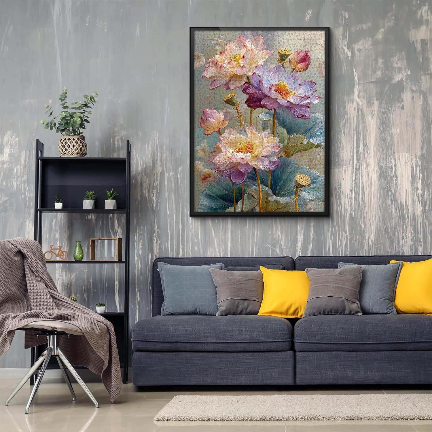 Serene Lotus Art Jigsaw Puzzle 1000 Pieces