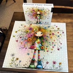 Blumenhaarpuppen-Puzzle 1000 Teile