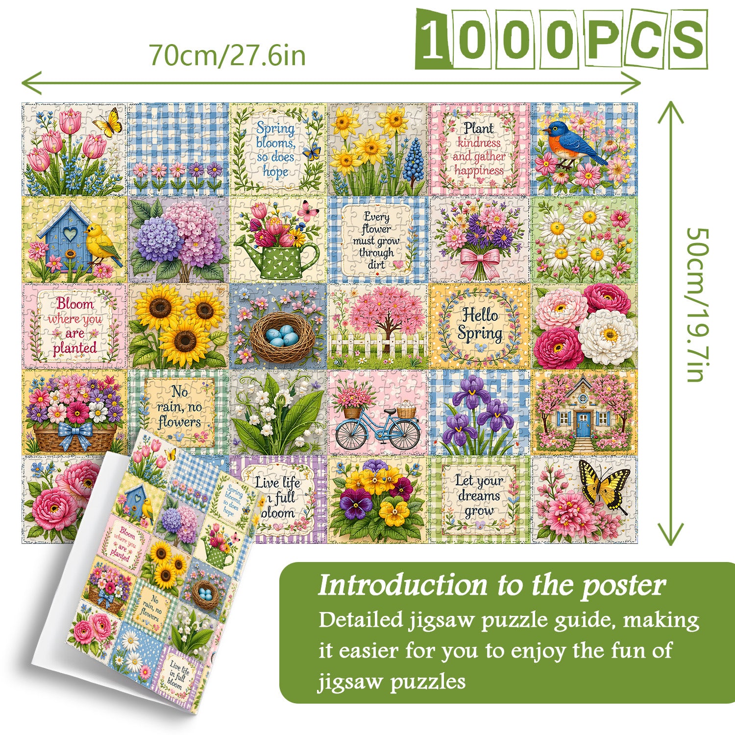 Hallo Frühling Puzzle 1000 Teile
