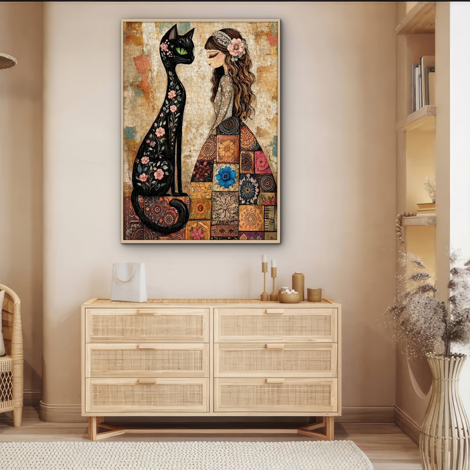 Artistic Boho Muse Jigsaw Puzzle 1000 Pieces