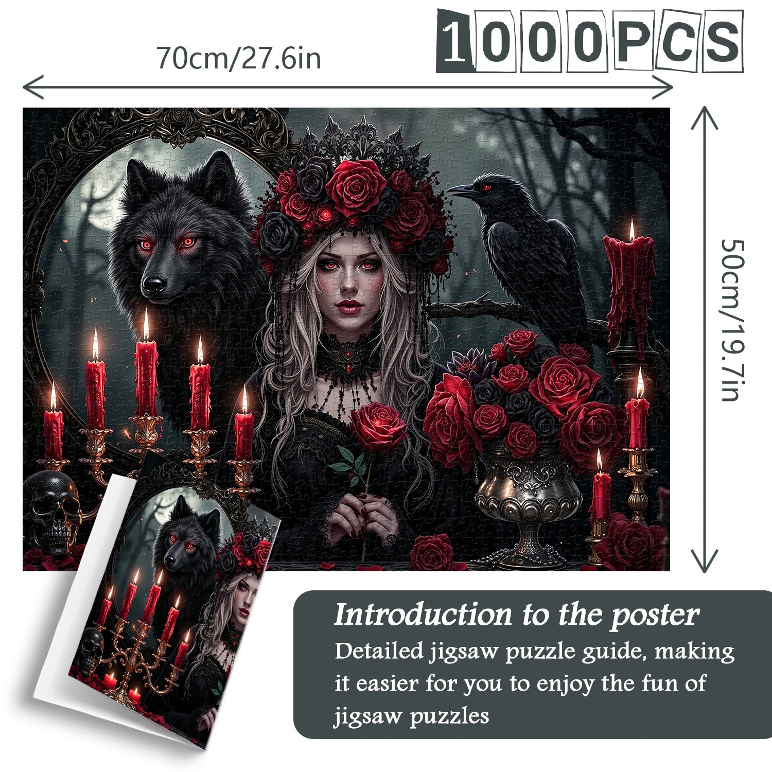 Eternal Night Rose Festival Puzzle 1000 Teile