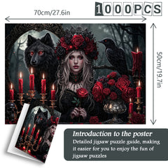 Eternal Night Rose Festival Puzzle 1000 Teile