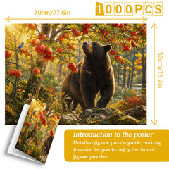 Sunlit Woodland Bear Puzzle 1000 Teile