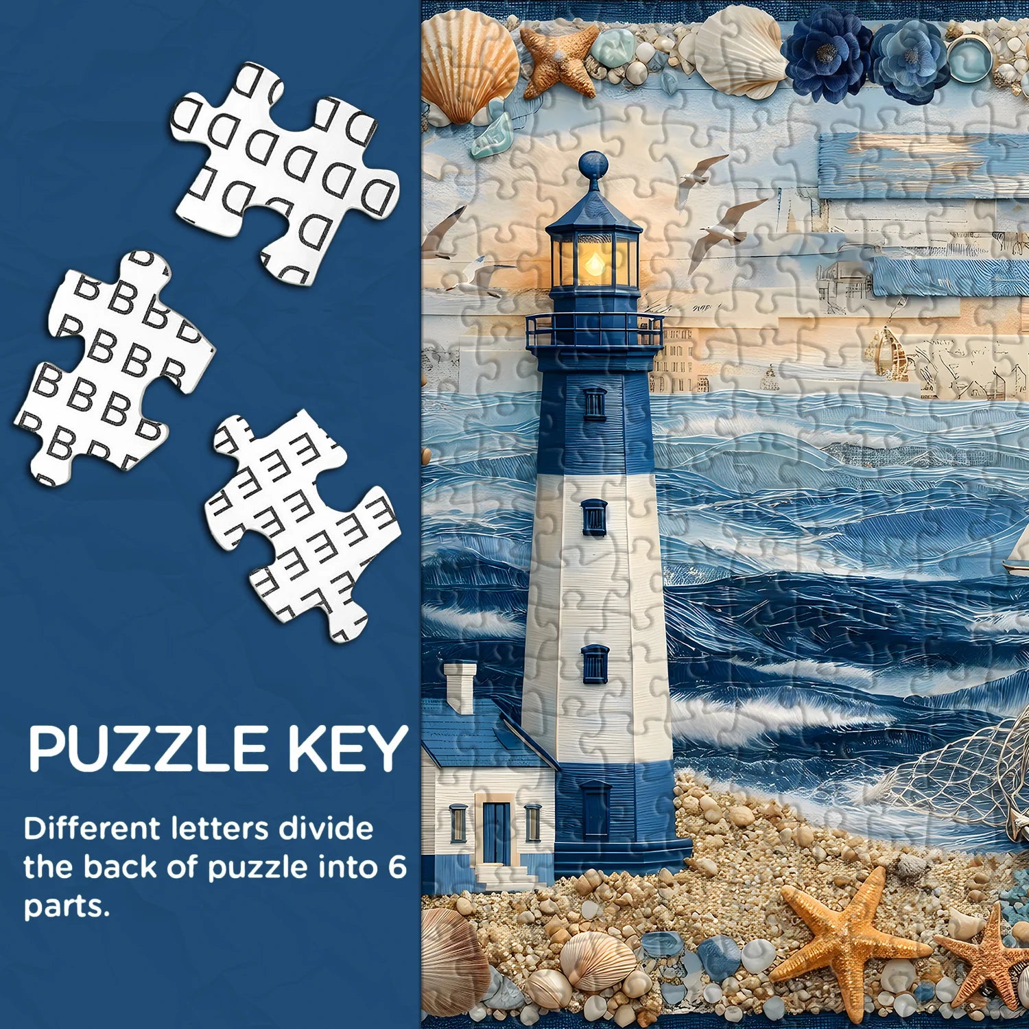 Lighthouse and Sea Jigsaw Puzzle 1000 Pieces