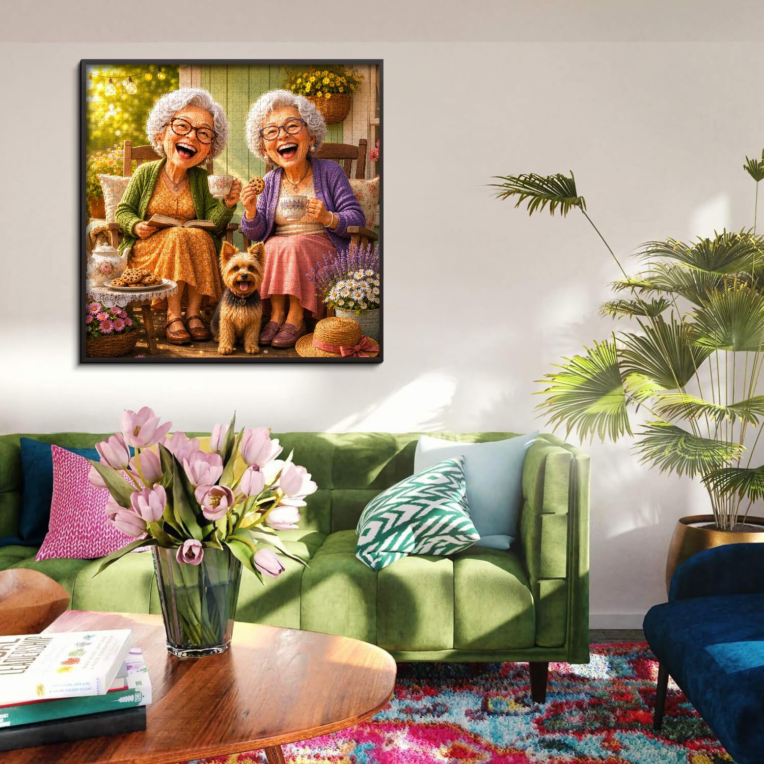 Sunny Grandmas Jigsaw Puzzle 1000 Pieces