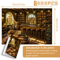 Sunlit Wine Tavern Jigsaw Puzzle 1000 Pieces