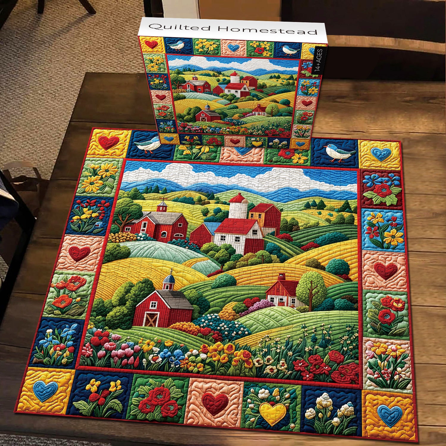 Quilted Homestead Puzzle 1000 Teile