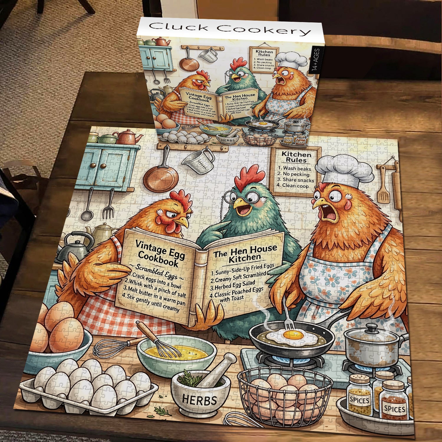 Cluck Cookery Puzzle 1000 Teile