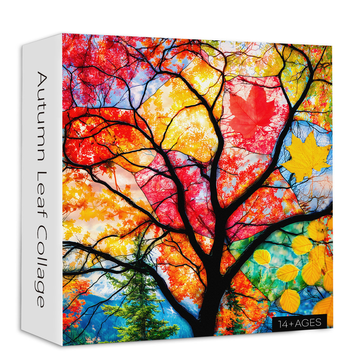Autumn Leaf Collage Jigsaw Puzzle 1000 Pieces