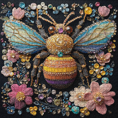 Jeweled Bee Jigsaw Puzzle 1000 Pieces