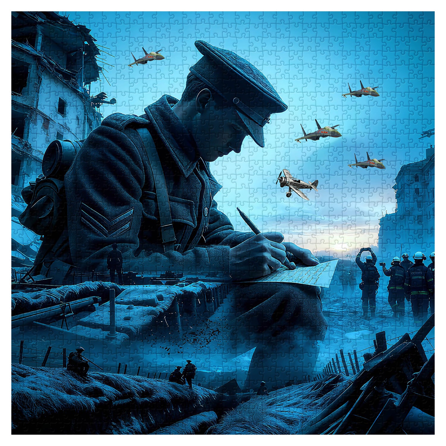 War Correspondent Jigsaw Puzzle 1000 Pieces