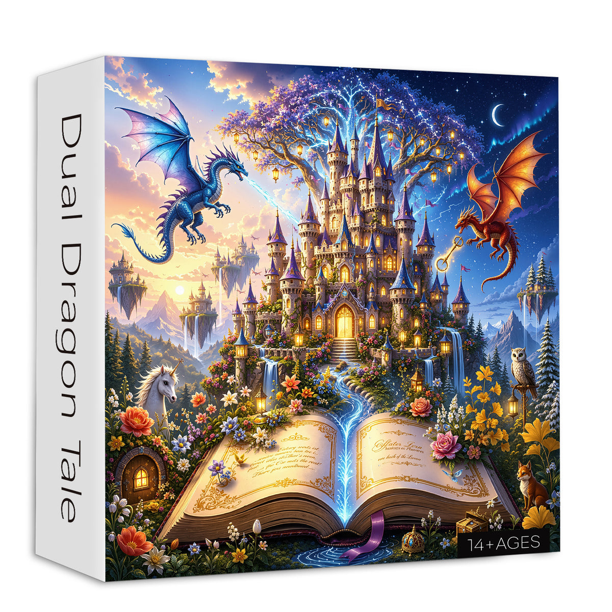 Dual Dragon Tale Puzzle 1000 Teile