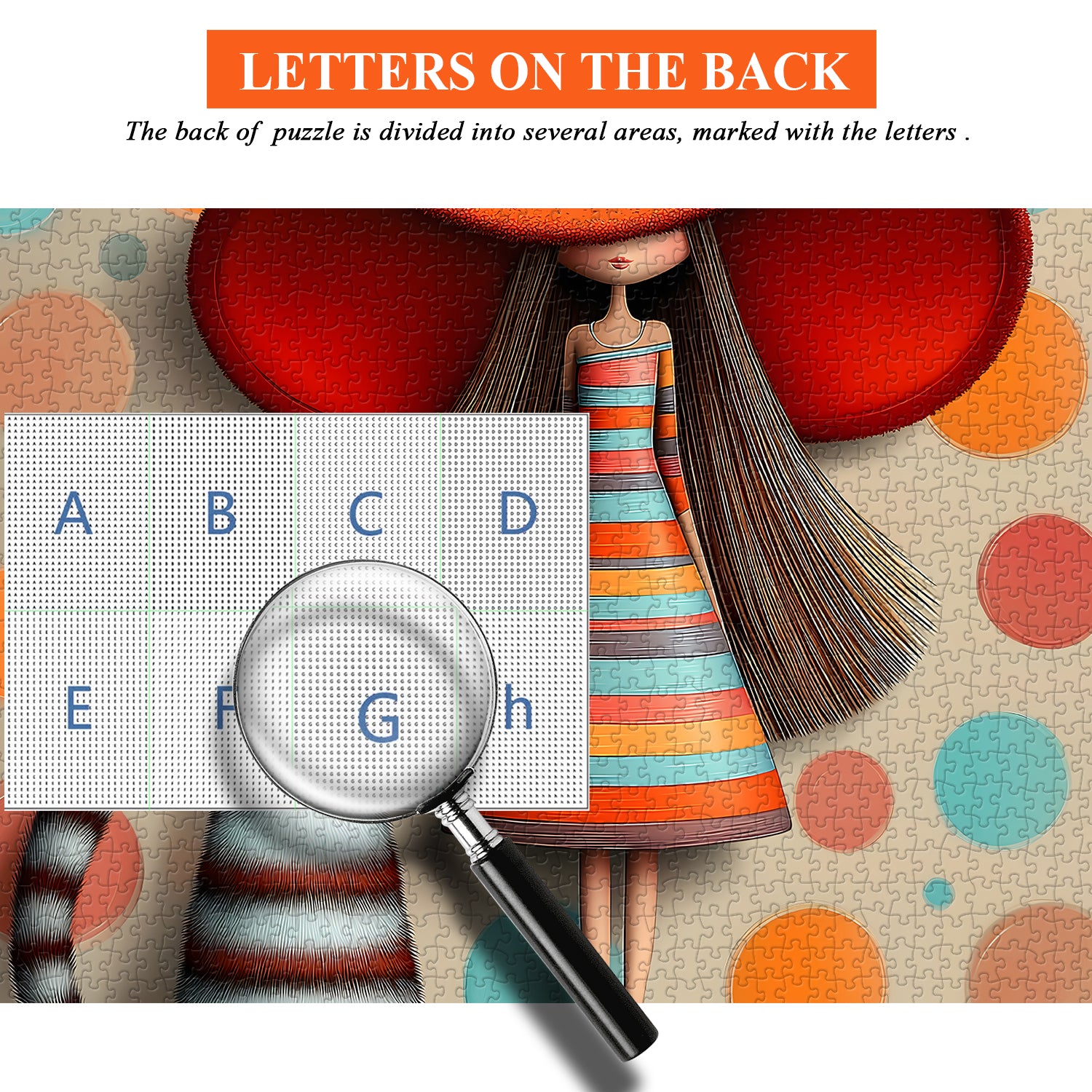 Red Hat Girl Puzzle 1000 Teile