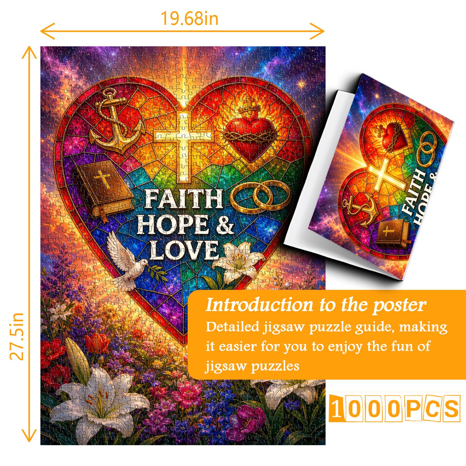 Herz des Glaubens Puzzle 1000 Teile