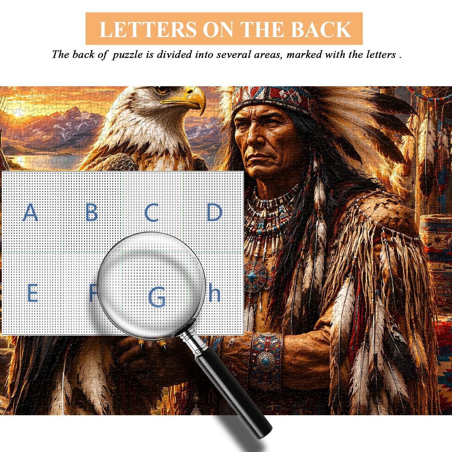 Tribal Spirit Eagle Puzzle 1000 Teile