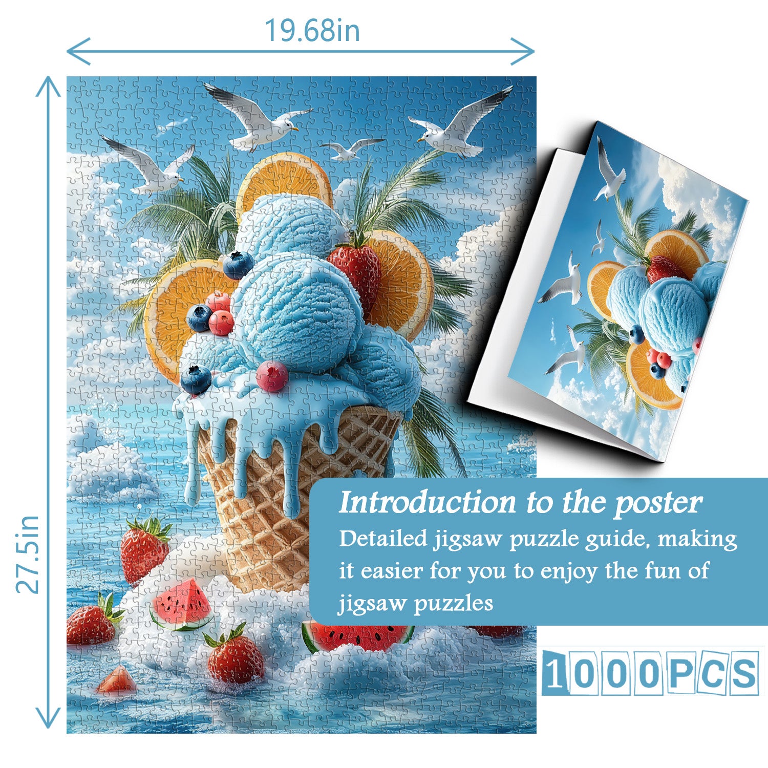 Beachside Ice Cream Jigsaw Puzzle 1000 Pieces